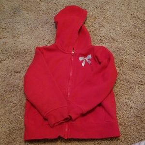 Little girls red hoodie